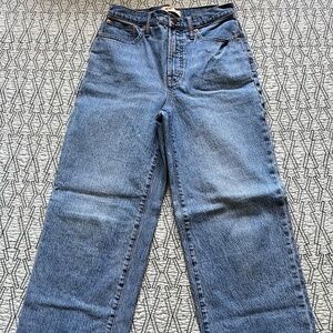 Madewell The Perfect Vintage Wide-Leg Crop Jean Knoxville Wash